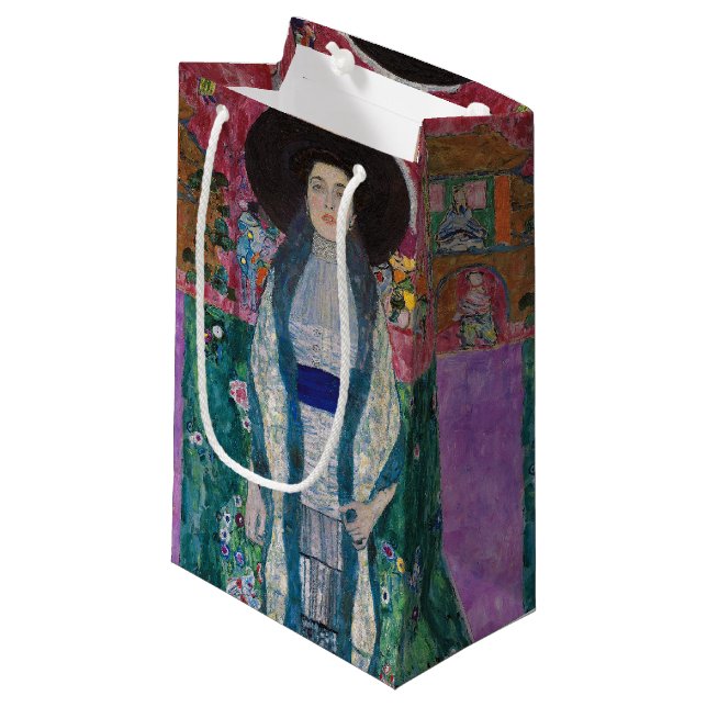 Porträt der Adele Bloch-Bauer, Gustav Klimt Kleine Geschenktüte (Vorderseite Schrägansicht)