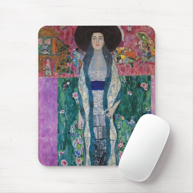 Porträt der Adele Bloch-Bauer, Gustav Klimt Mousepad (Mit Mouse)