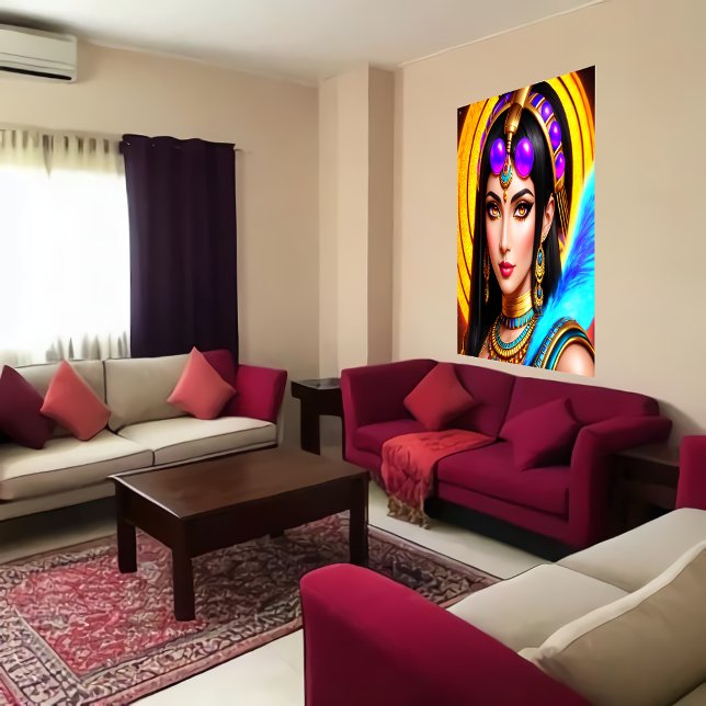 Porträt der ägyptischen Göttin Neith | Art der AI Poster (Von Creator hochgeladen)