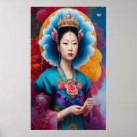 Porträt der asiatischen Prinzessin