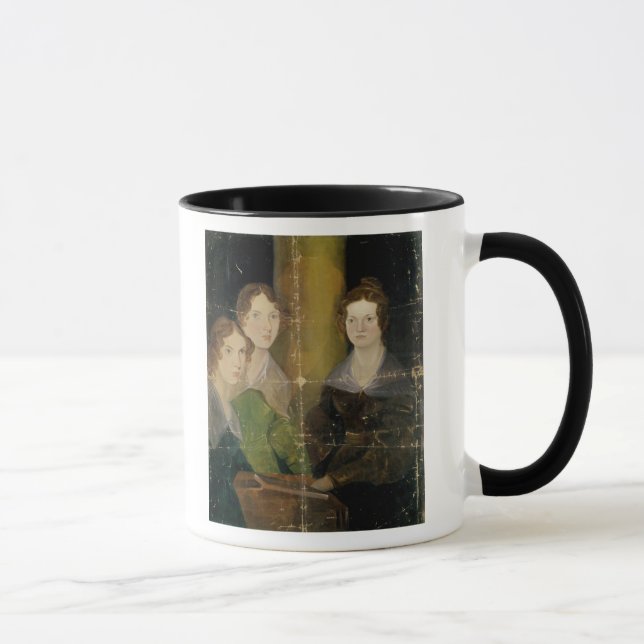 Porträt der Bronte Schwestern, c.1834 Tasse (Rechts)