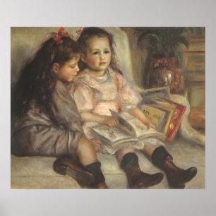 Porträt der Caillebotte-Kinder von Pierre Renoir Poster