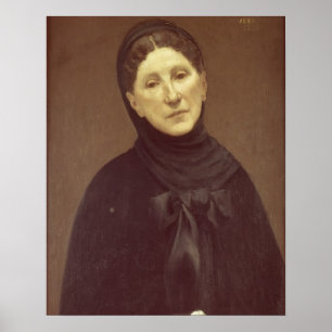 Porträt der Ehefrau des Künstlers, Madame de Chava Poster
