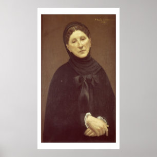 Porträt der Ehefrau des Künstlers, Madame de Poster