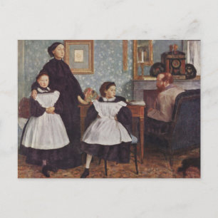 Porträt der Familie Bellelli Postkarte