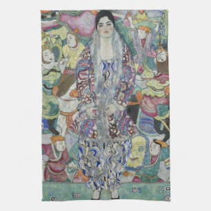 Porträt der Friederike Maria Beer von Gustav Klimt Geschirrtuch