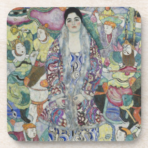 Porträt der Friederike Maria Beer von Gustav Klimt Getränkeuntersetzer