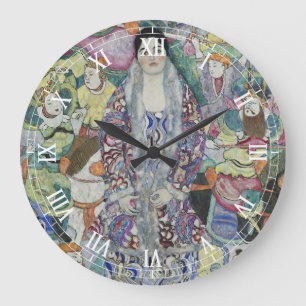 Porträt der Friederike Maria Beer von Gustav Klimt Große Wanduhr