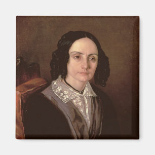 Porträt der Gräfin Maria Volkonskaja 1848 Magnet