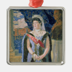 Porträt der Großherzogin Maria Pavlovna Silbernes Ornament