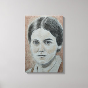 Porträt der hl. Edith Stein Leinwanddruck