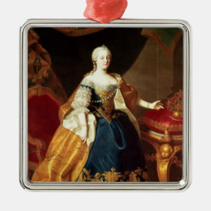 Porträt der Kaiserin Maria Theresa Ornament Aus Metall