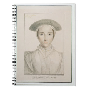 Porträt der Königin Anne von Cleves (1515-57) Notizblock