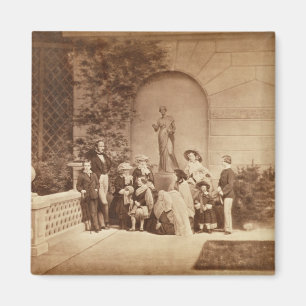 Porträt der Königsfamilie an Osborne Haus, 185 Magnet