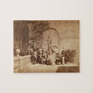 Porträt der Königsfamilie an Osborne Haus, 185 Puzzle