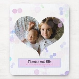 Porträt der Lieben in meinem Herzen Mousepad