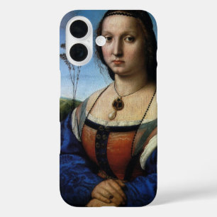 Porträt der Maddalena Doni von Raffael Sanzio iPhone 16 Hülle