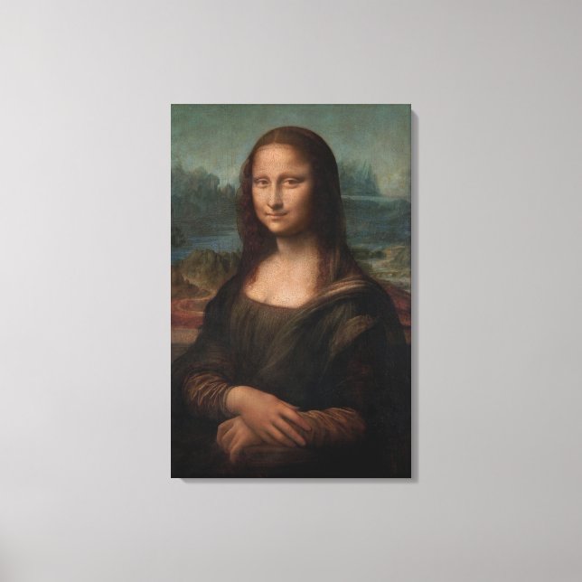 Porträt der Mona Lisa del Giocondo Leinwanddruck