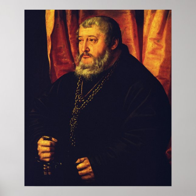 Porträt der Palatine Otto Henry Poster (Vorne)