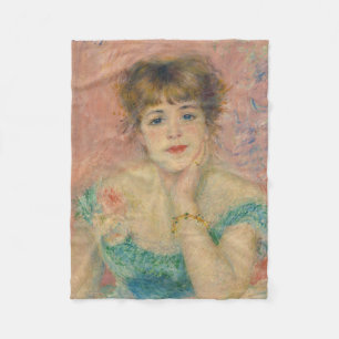 Porträt der Schauspielerin Jeanne Samary, Auguste Fleecedecke