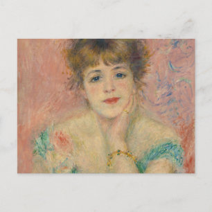 Porträt der Schauspielerin Jeanne Samary, Auguste  Postkarte