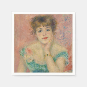 Porträt der Schauspielerin Jeanne Samary, Auguste Serviette