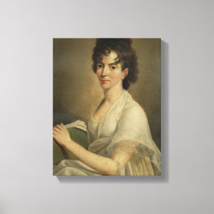 Porträt der verwitweten Constanze Mozart, 1802 Leinwanddruck