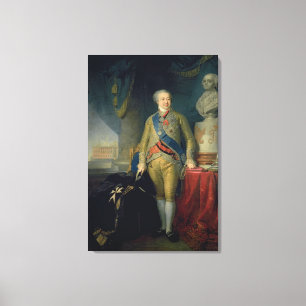 Porträt der Zählung Alexander Kurakin, 1802 Leinwanddruck
