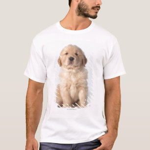 Porträt des alten golden T-Shirt