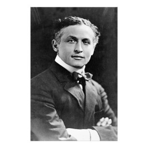 Porträt des amerikanischen Magiers Harry Houdini Fotodruck