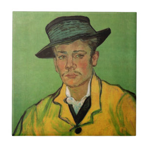 Porträt des Armand Roulin von Vincent van Gogh Fliese