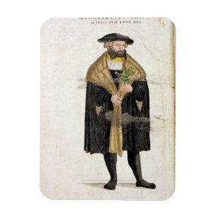 Porträt des Autornalters 41, von 'De Histori Magnet