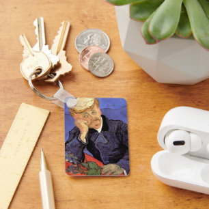 Porträt des Dr. Gachet von Vincent van Gogh Schlüsselanhänger