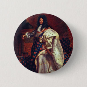 Porträt des französischen Königs Louis Xiv durc Button