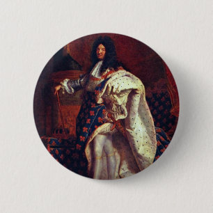 Porträt des französischen Königs Louis Xiv durch Button
