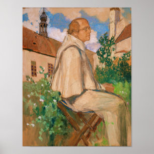 Porträt des Genetikers Johann Gregor Poster