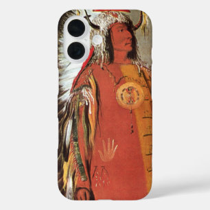 Porträt des indianischen Häuptlings Mato-Tope von  iPhone 16 Hülle