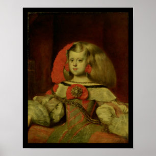 Porträt des Infanta Margarita Poster