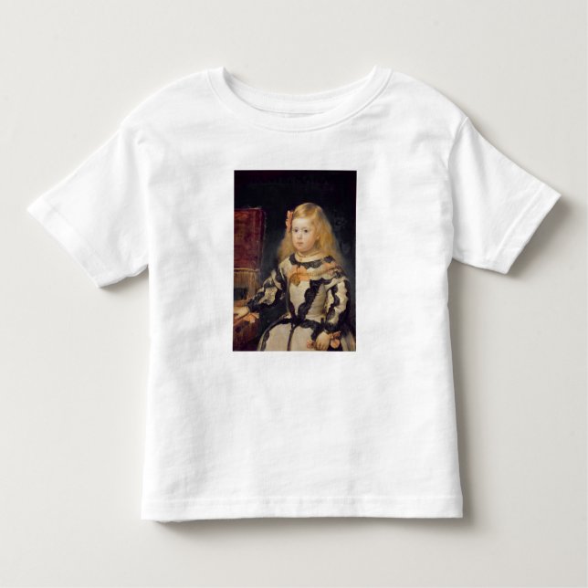 Porträt des Infanta Maria Marguerita 1654 Kleinkind T-shirt (Vorderseite)