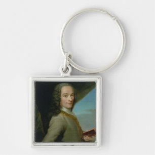 Porträt des jungen Voltaire Schlüsselanhänger