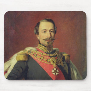 Porträt des Kaisers Louis Napoleon III Mousepad