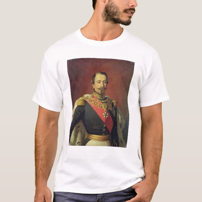 Porträt des Kaisers Louis Napoleon III T-Shirt (Vorderseite)