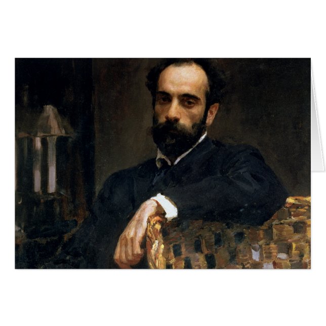 Porträt des Künstlers Isaak Ilyich Levitan (Vorderseite (Horizontal))