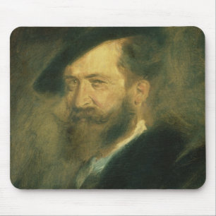 Porträt des Künstlers Wilhelm Busch, c.1878 Mousepad