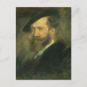 Porträt des Künstlers Wilhelm Busch, c.1878 Postkarte