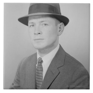 Porträt des Mannes Fliese