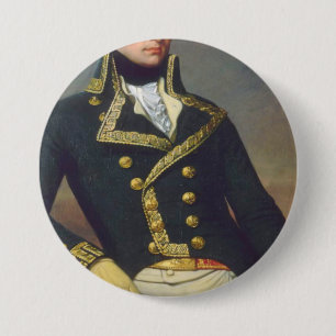 Porträt des Marquis de Lafayette Button