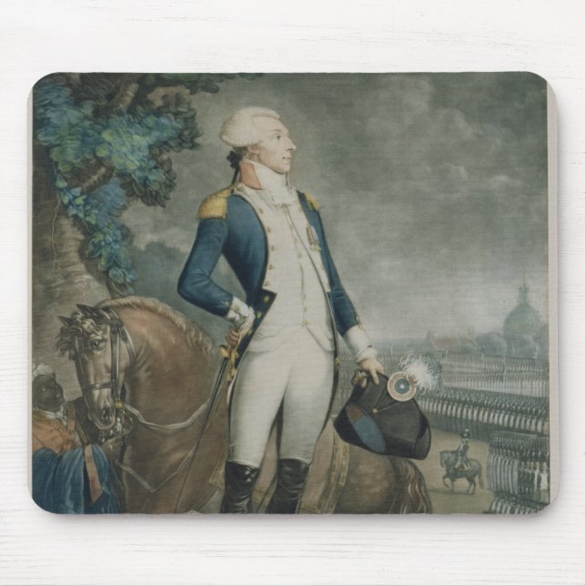 Porträt des Marquises de La Fayette Mousepad (Vorne)