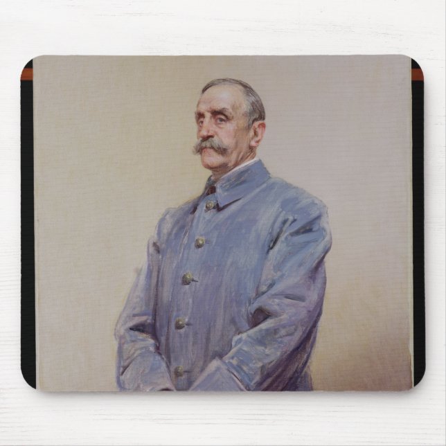 Porträt des Marschalls Ferdinand Foch 1920 Mousepad (Vorne)