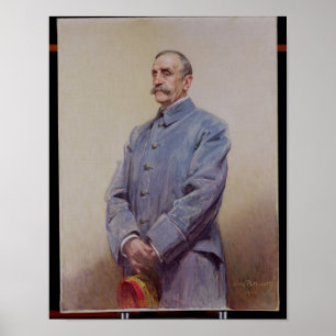 Porträt des Marschalls Ferdinand Foch 1920 Poster